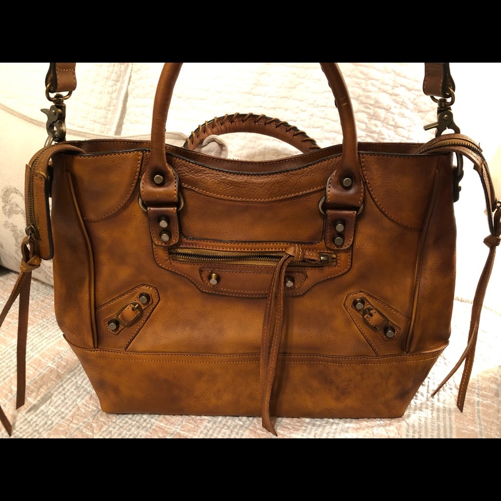 Leather satchel